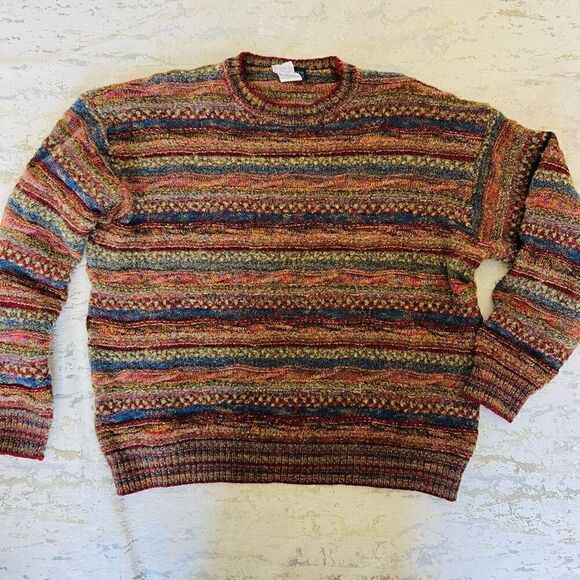 Botto Made in Italy 3D grandpa sweater 80s 90s vintage - Picture 1 of 12